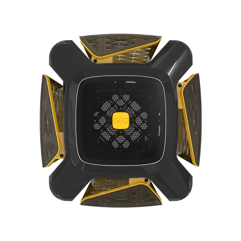 Case Geometric Future Model 2 The Ark Mesh Black
