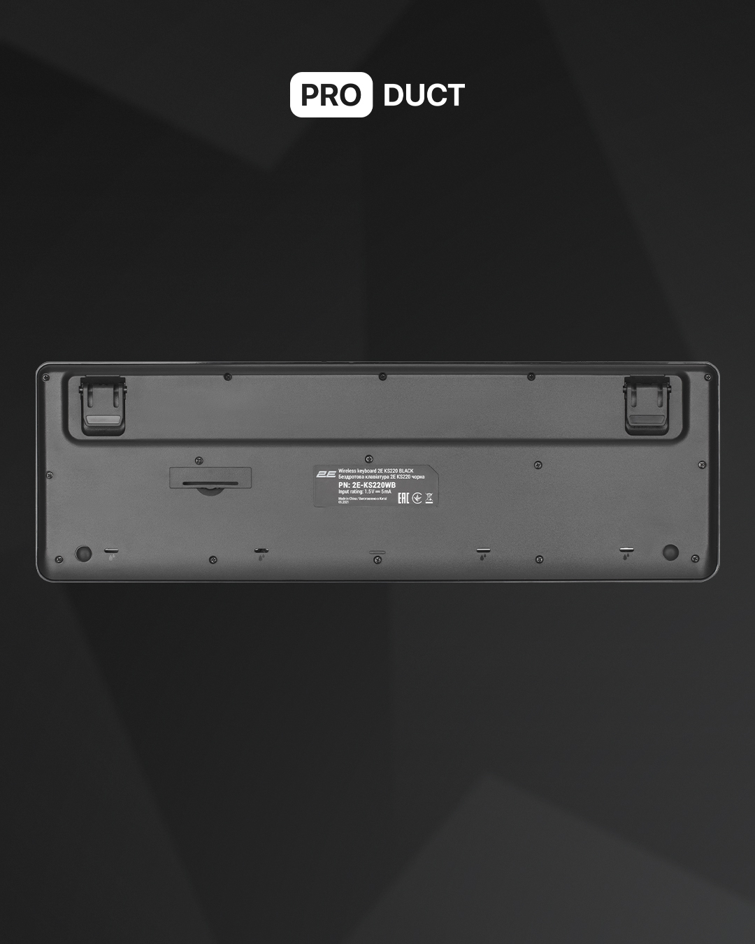 Keyboard 2E KS220 Black — 3