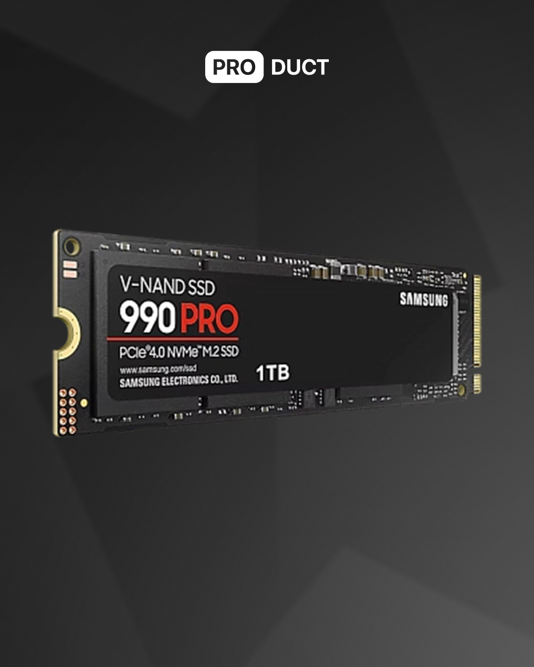 SSD Samsung 990PRO 1TB M2 NvME — 3