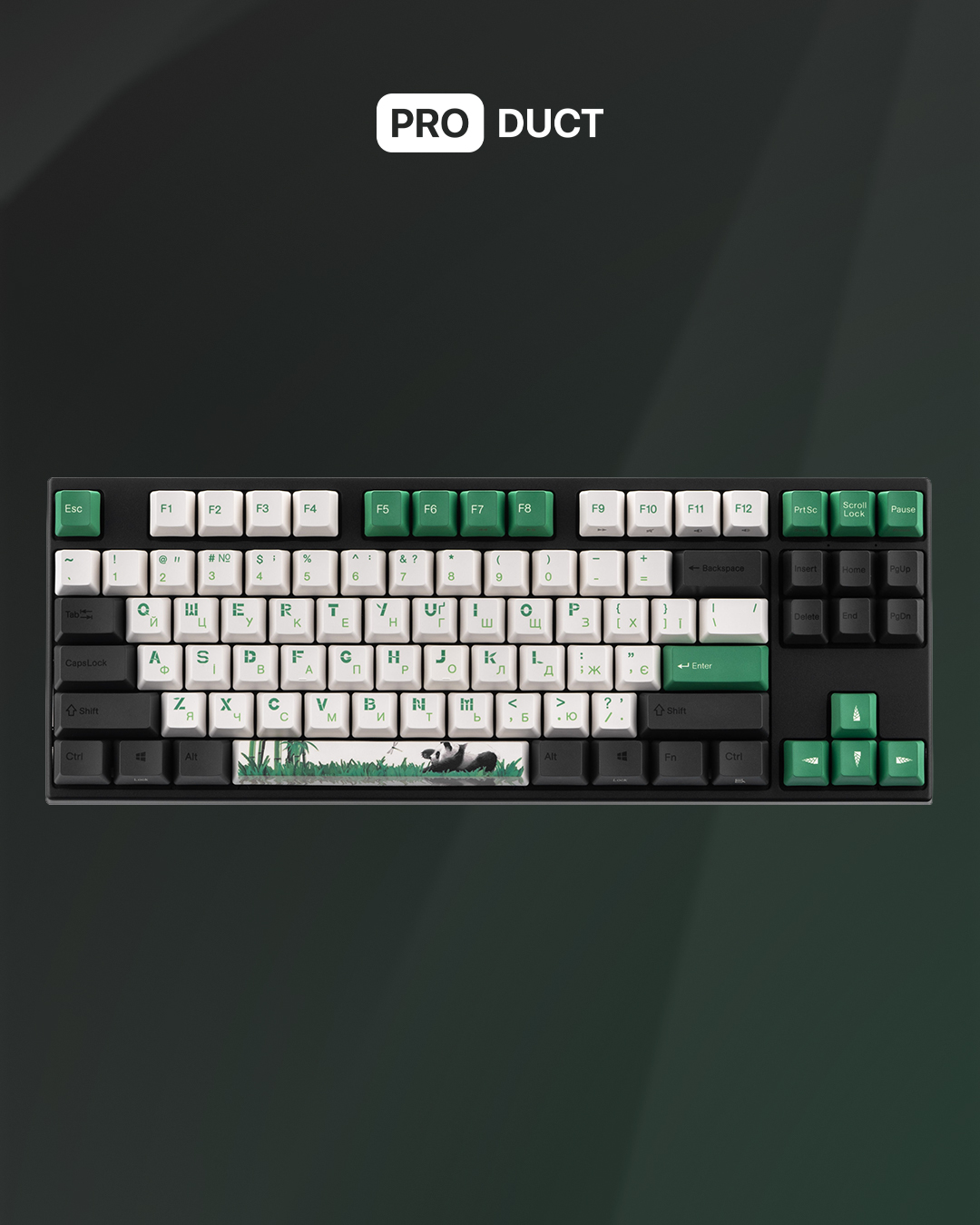 Keyboard Varmilo VEA 87 Panda R2 Gray-White