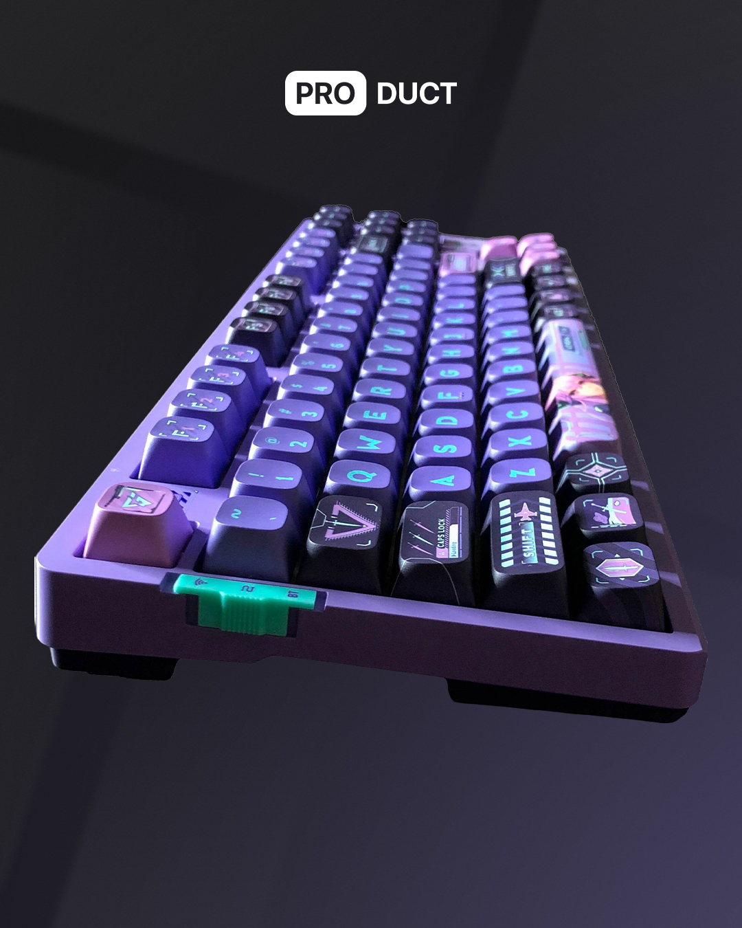 Keyboard VGN V87 Pro Mechanical Purple — 2