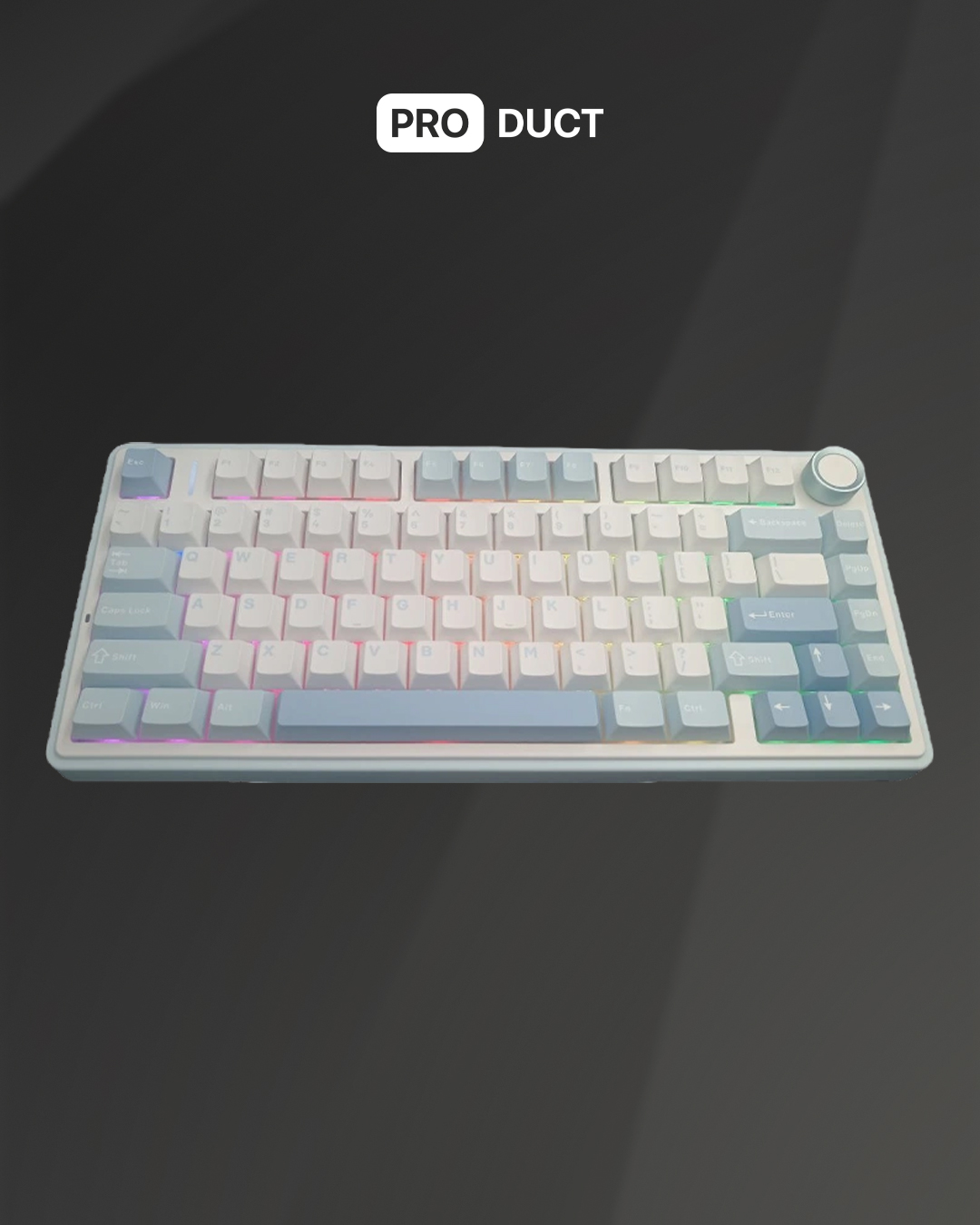 Keyboard Aula F75 White