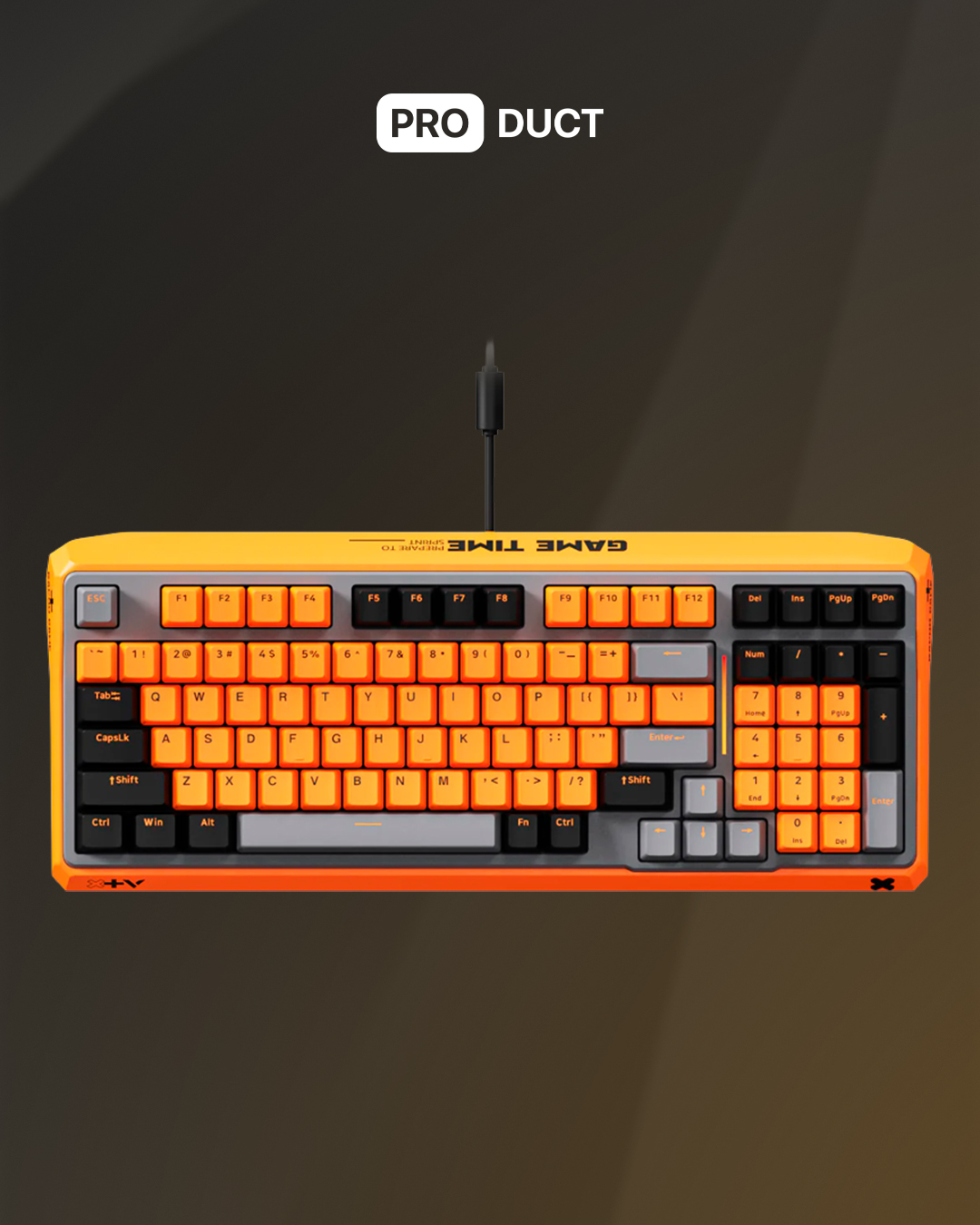 Keyboard Rapoo ESK750-98 Orange