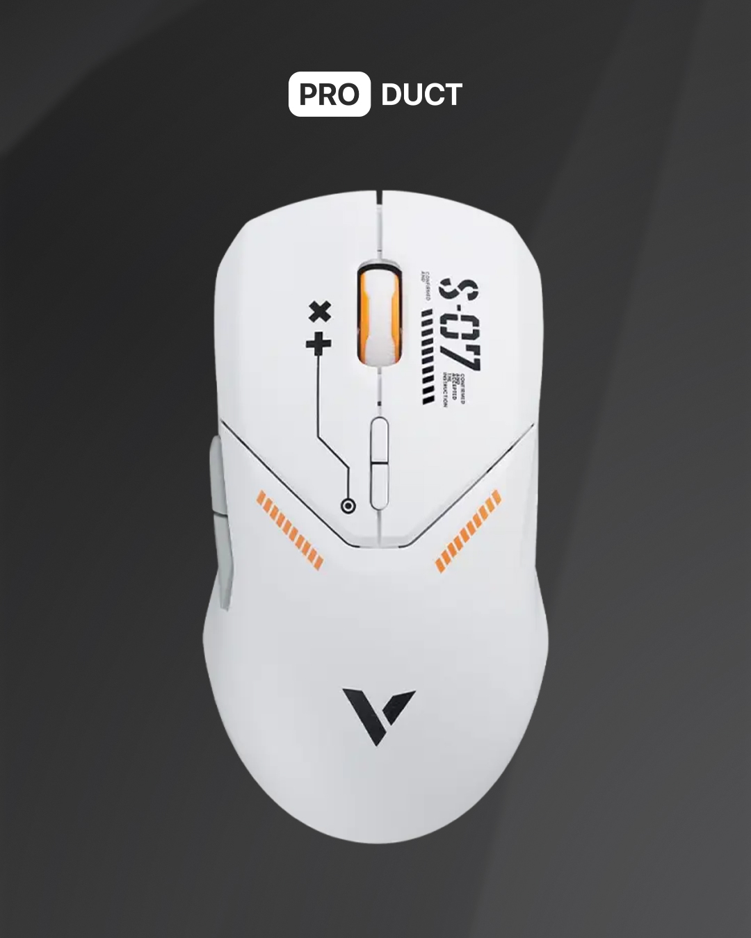 Mouse Rapoo VT9 Pro White-Orange