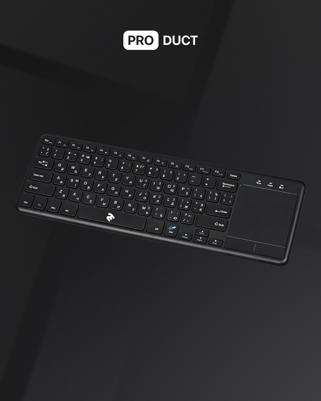 Keyboard 2E KT100 Black — 2