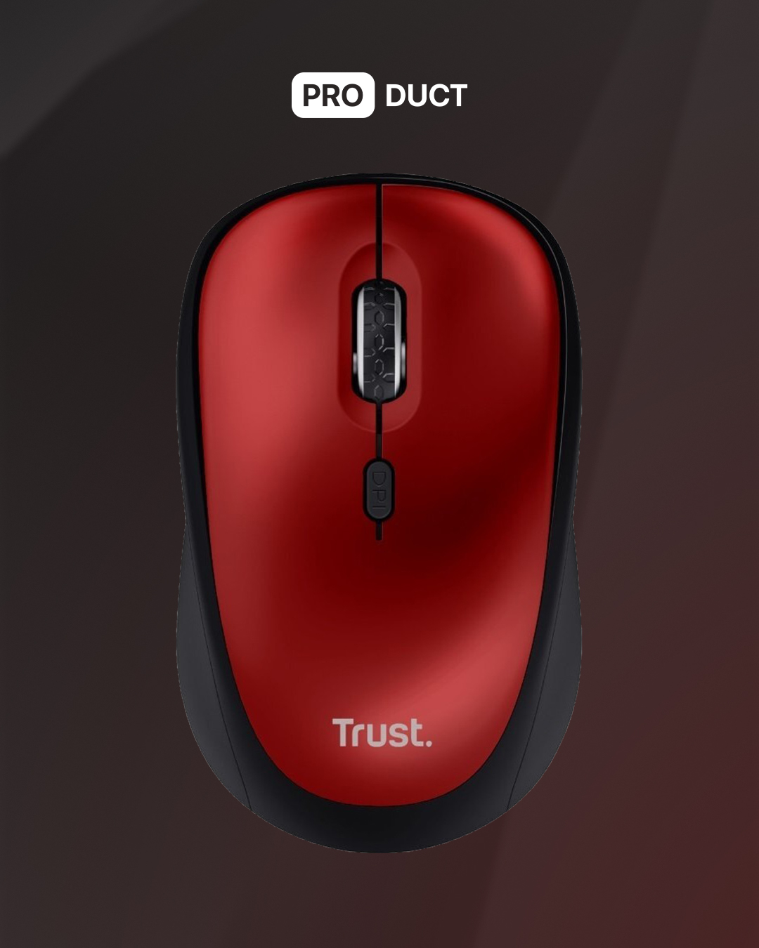 Mouse Trust YVI+ Silent Red
