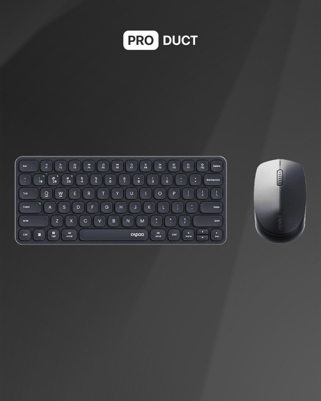 Combo Rapoo 9010M Black