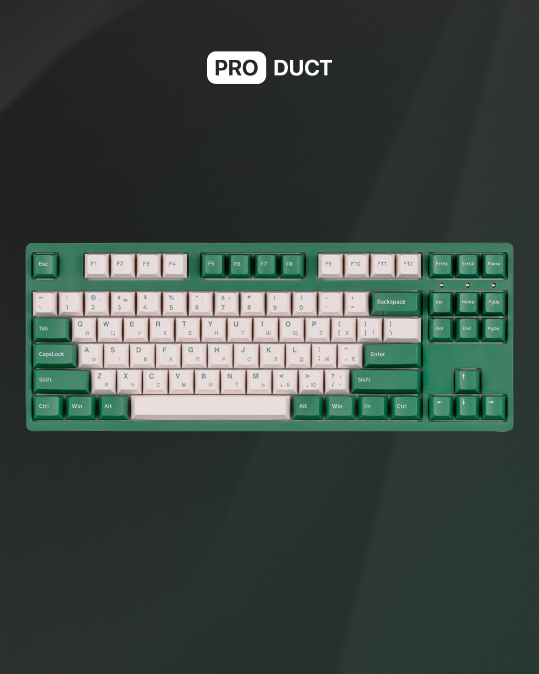 Keyboard AKKO 3087 V2 Green-White