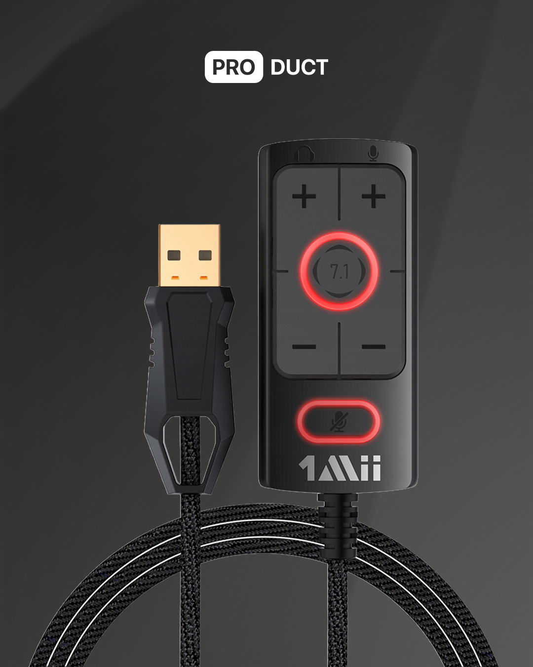 Soundcard 1Mii  S03  1.2m 7.1USB — 2