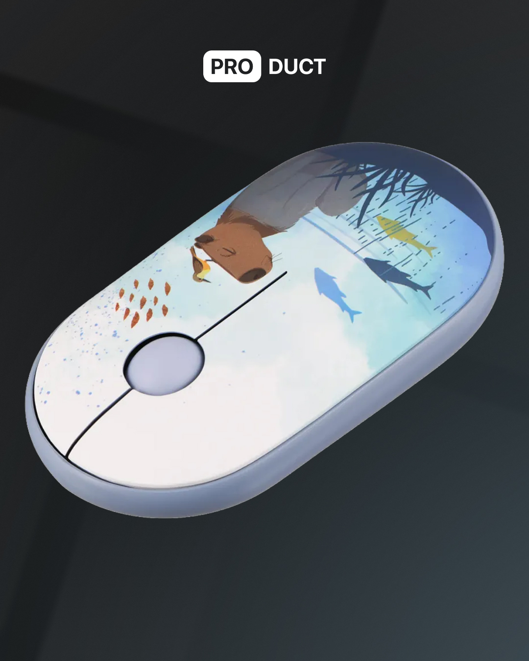 Mouse 2E MF300 Capybara:Swim Blue — 2