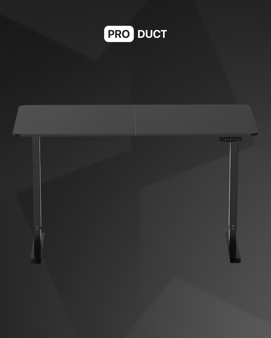 Table Single Motor Black — 3