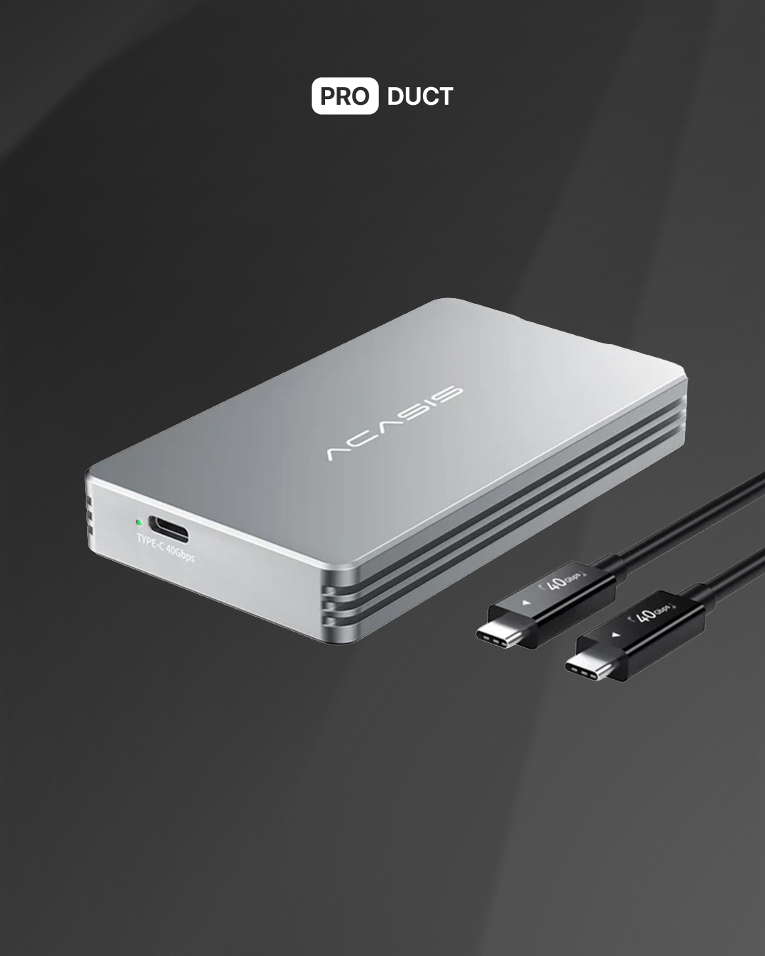 Acasis USB4 M.2 SSD NVMe Adapter 40Gbps