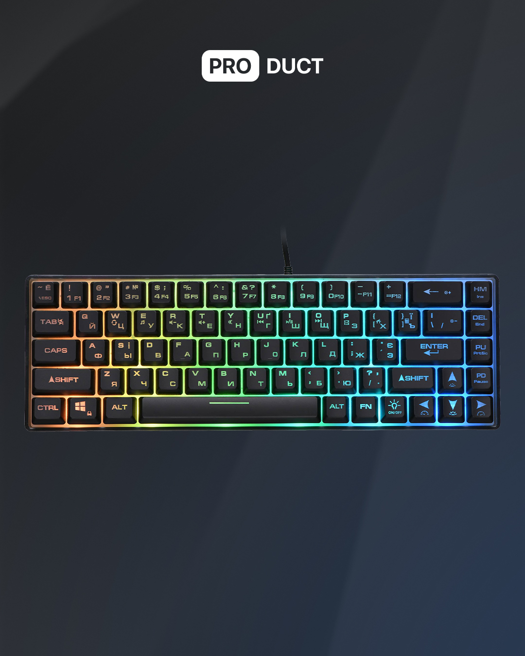 Keyboard 2E KG345 Black