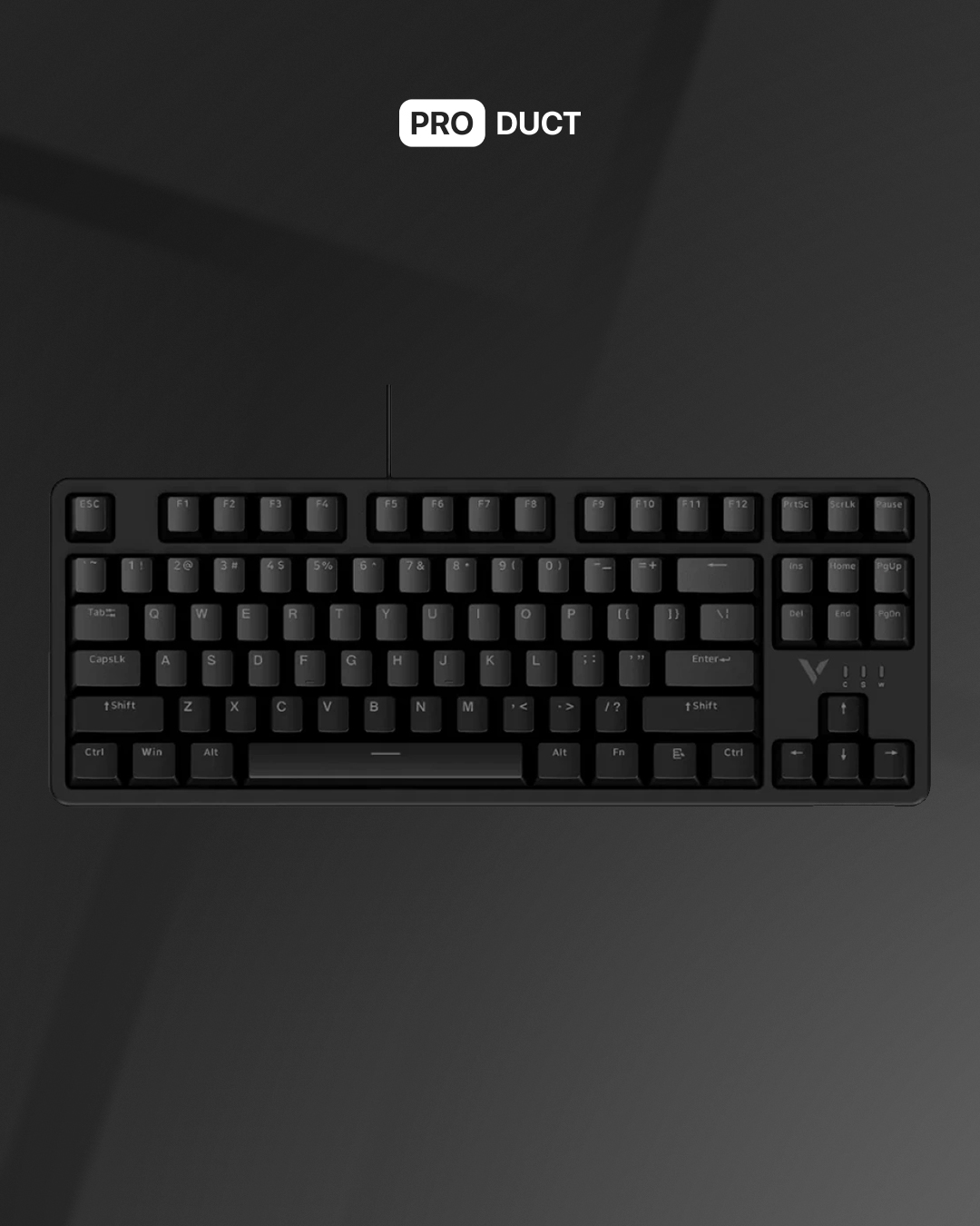 Rapoo V500Pro-87 Black — 2