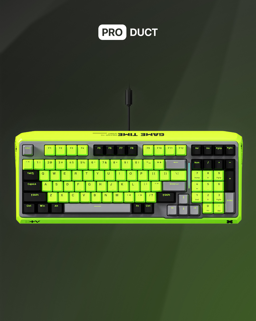 Keyboard Rapoo ESK750-98 Green