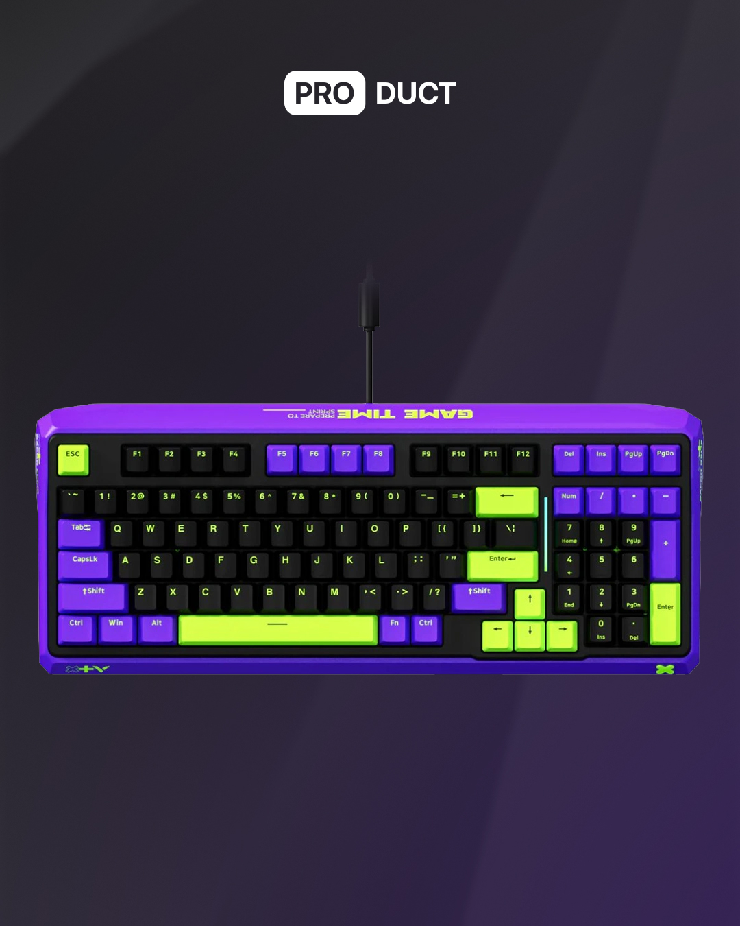 Keyboard Rapoo ESK750-98 Purple