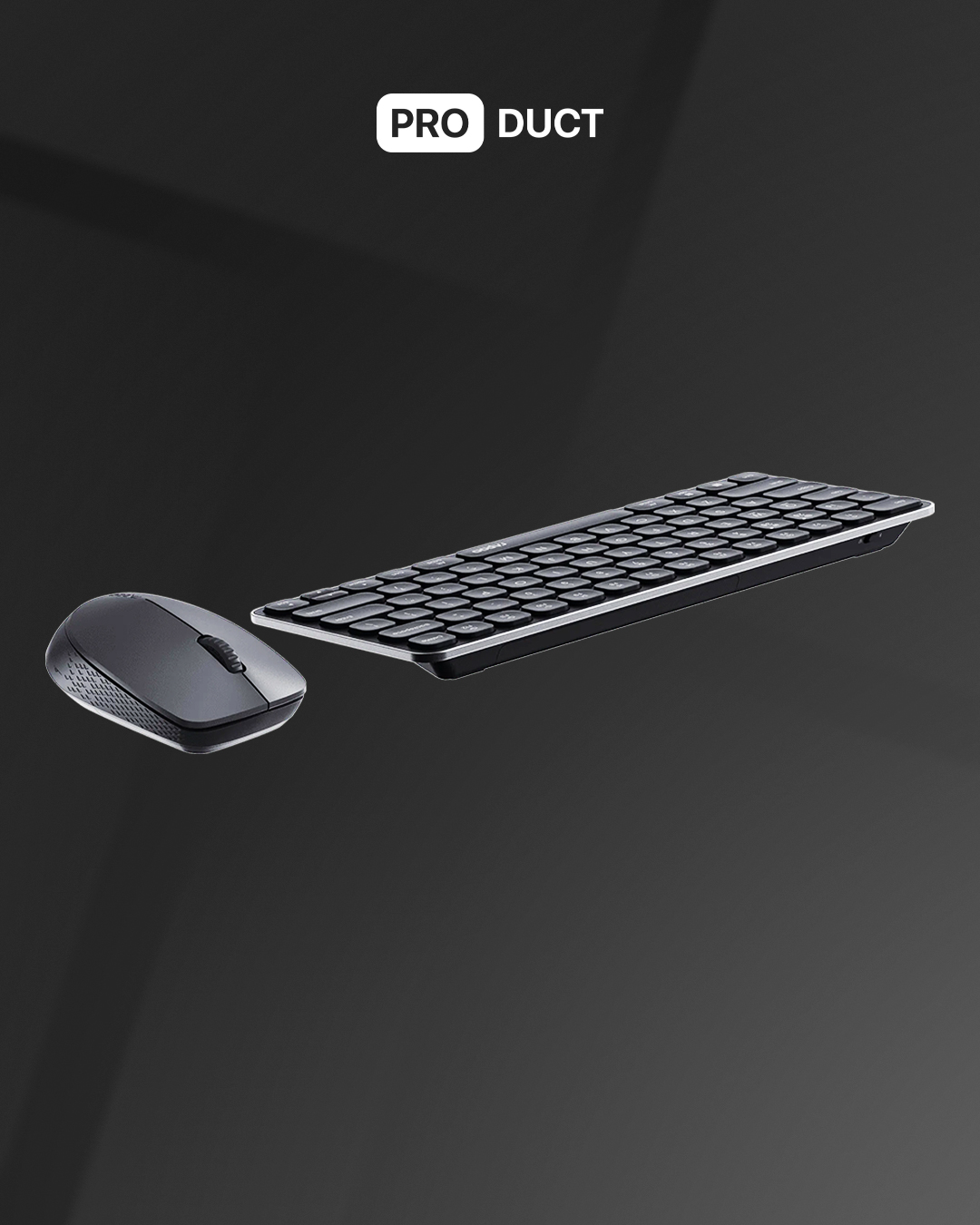 Combo Rapoo 9010M Black — 2
