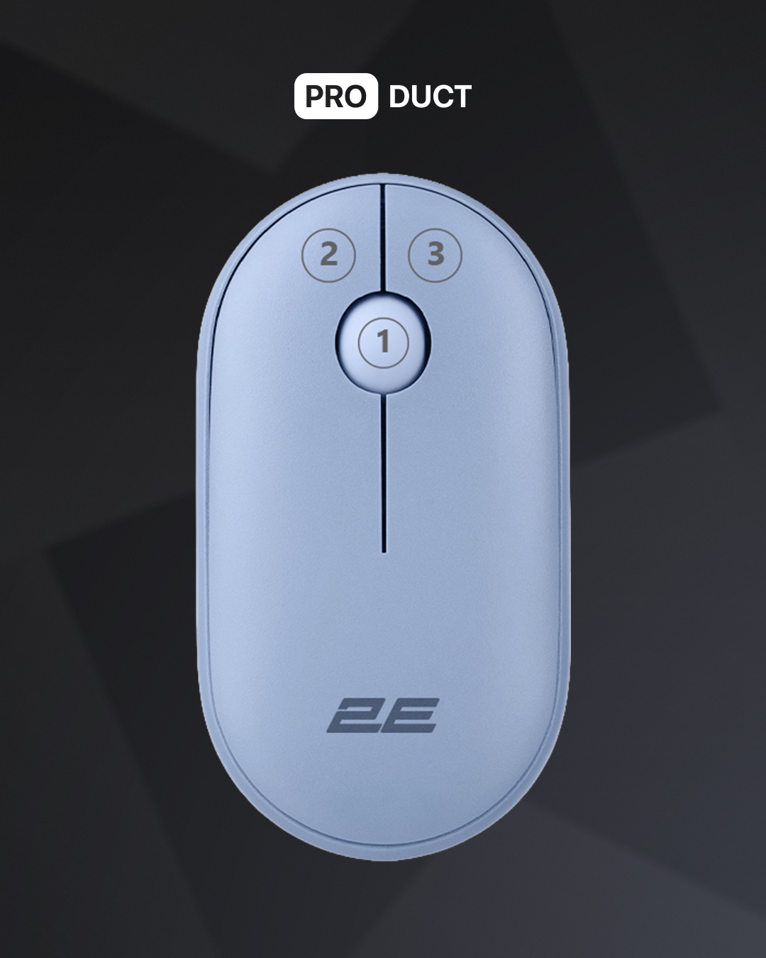 Mouse 2E MF300 Stone Blue — 3
