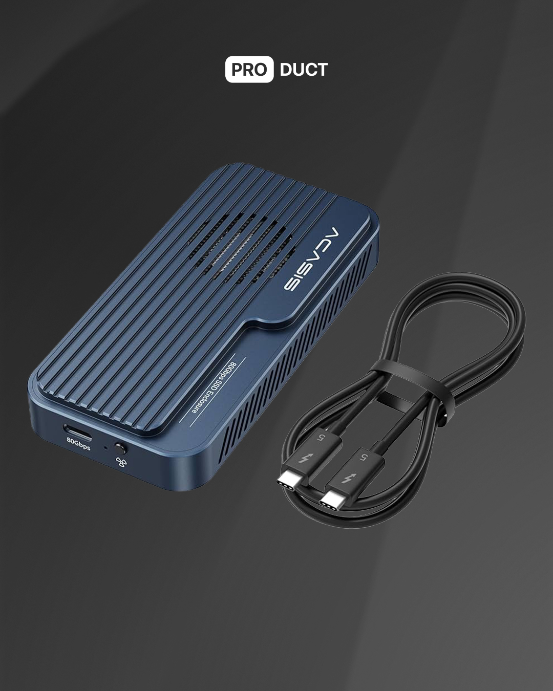 Acasis USB4 M.2 SSD NVMe Adapter 80Gbps