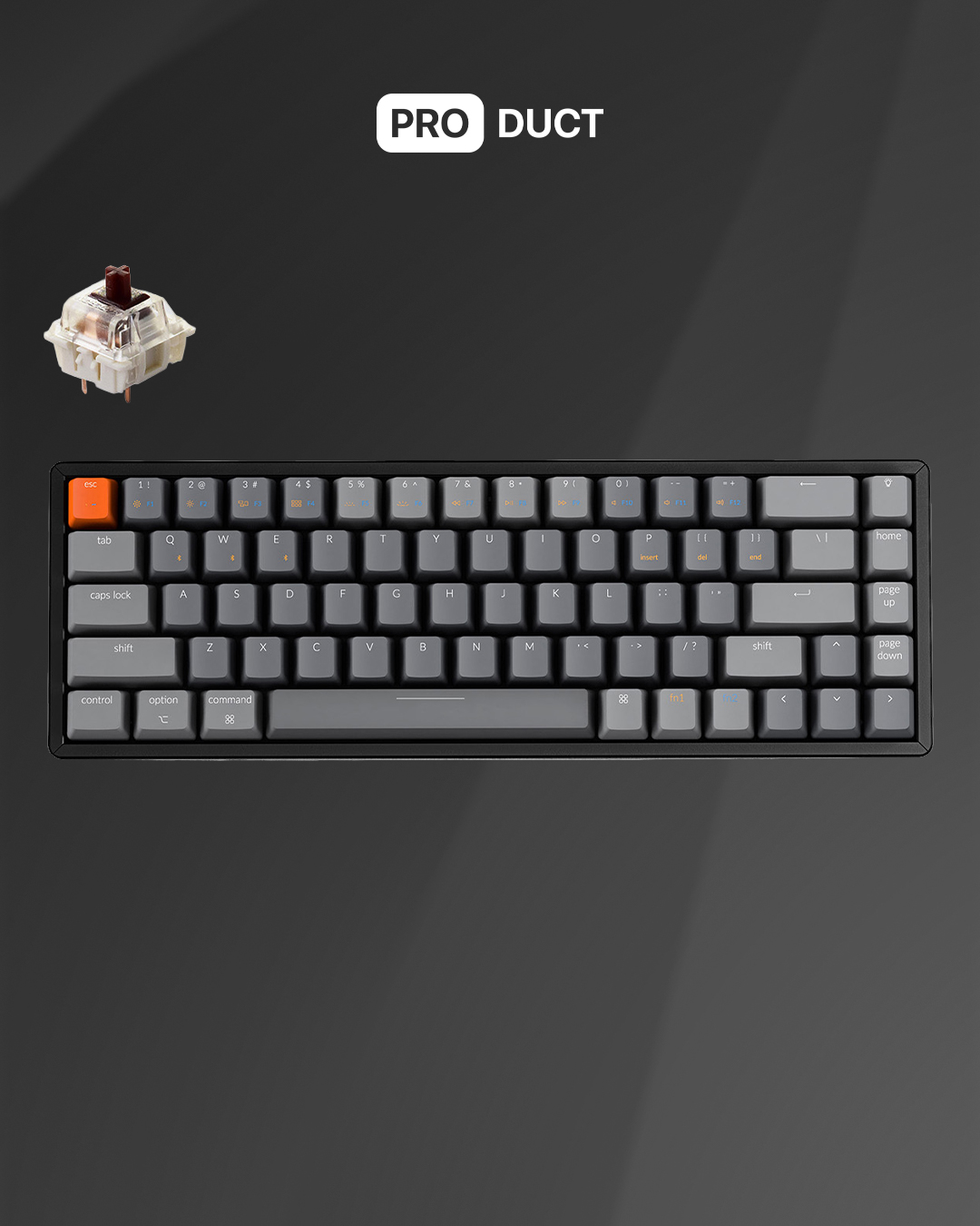 Keyboard Keychron K6 Cyrillic