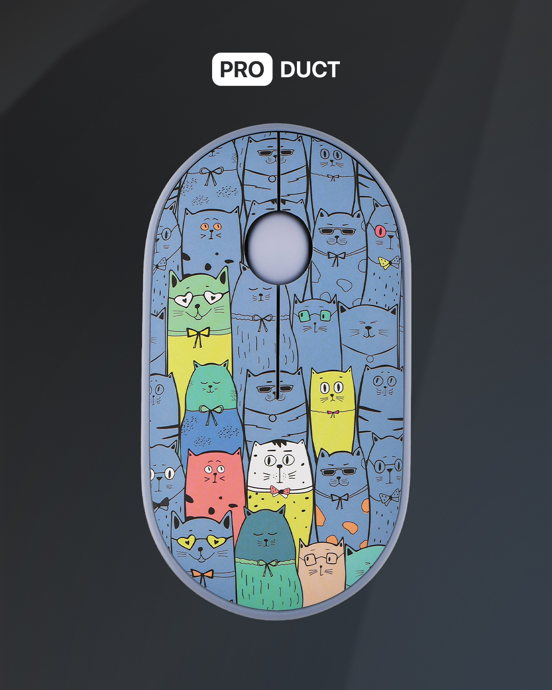 Mouse 2E MF300 Pets:Cats&Dogs Blue