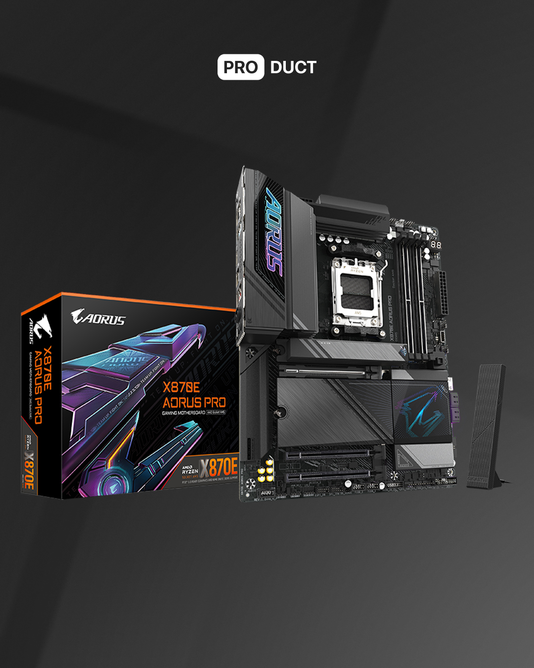 Gigabyte X870E AORUS PRO AM5 DDR5 — 2