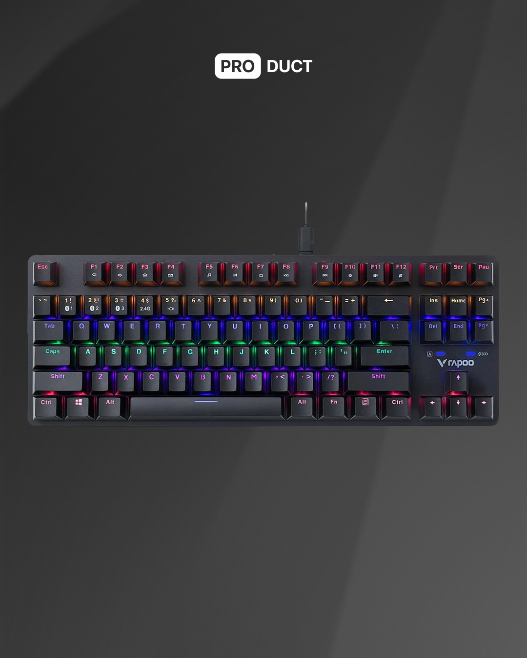 Rapoo V500Pro-87 Black