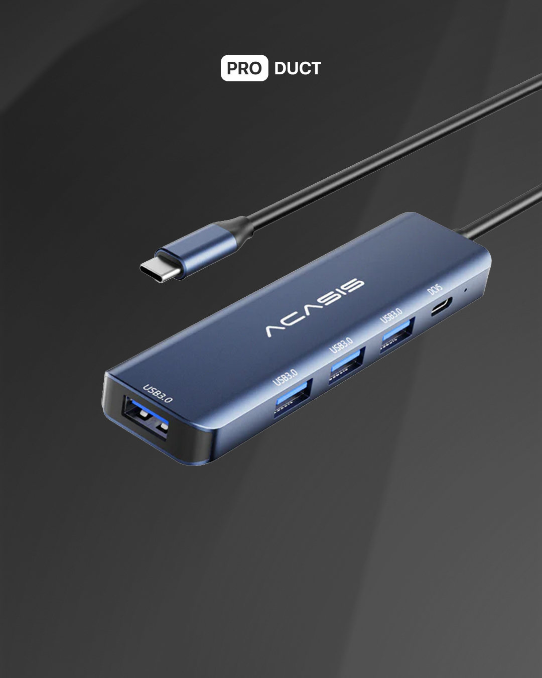Acasis 5 in 1 USB 5Gbps 60cm