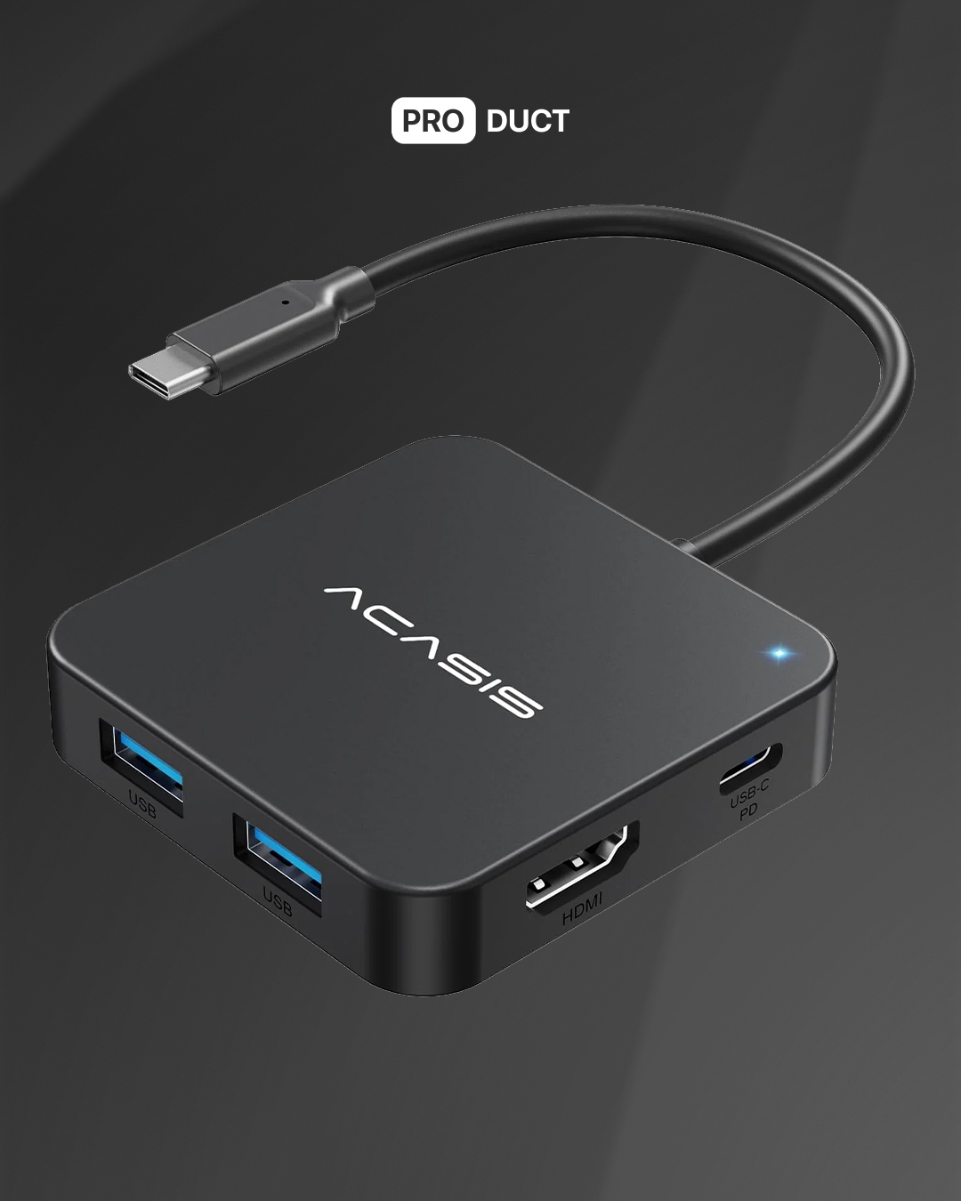 Acasis  6 in 1 USB-C 4K60Hz 10Gbps