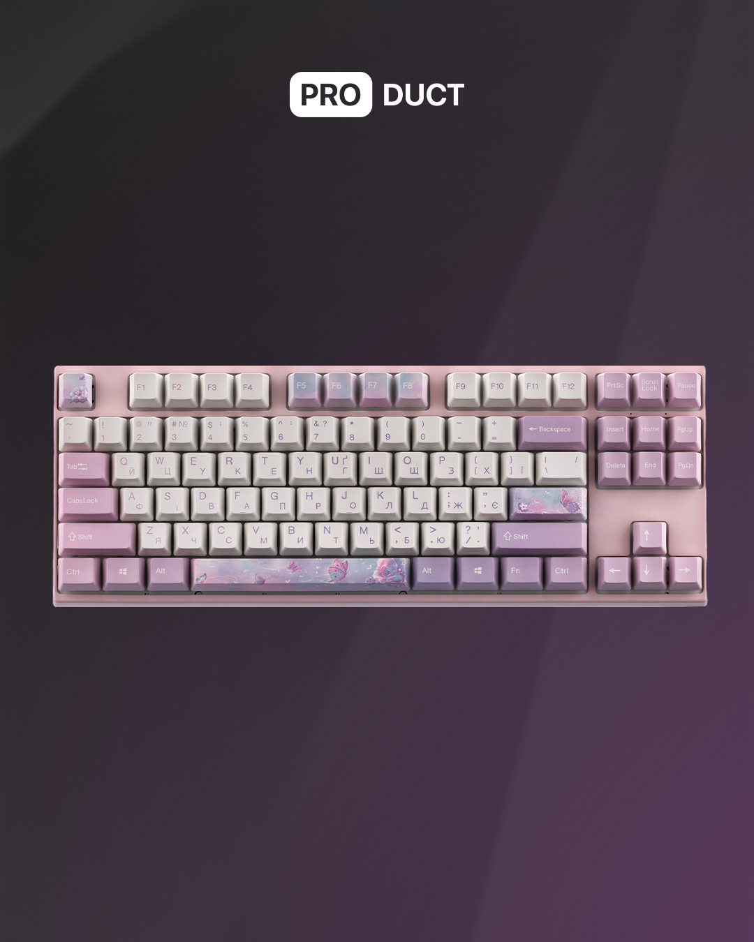Keyboard Varmilo VED 87 Dreams on Board Purple-White