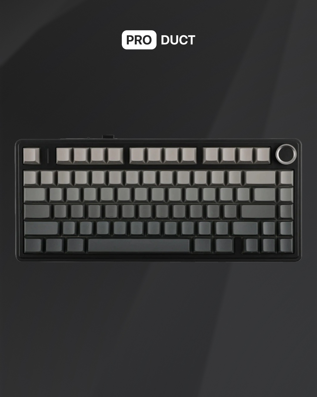 Keyboard Aula F75 Black-White