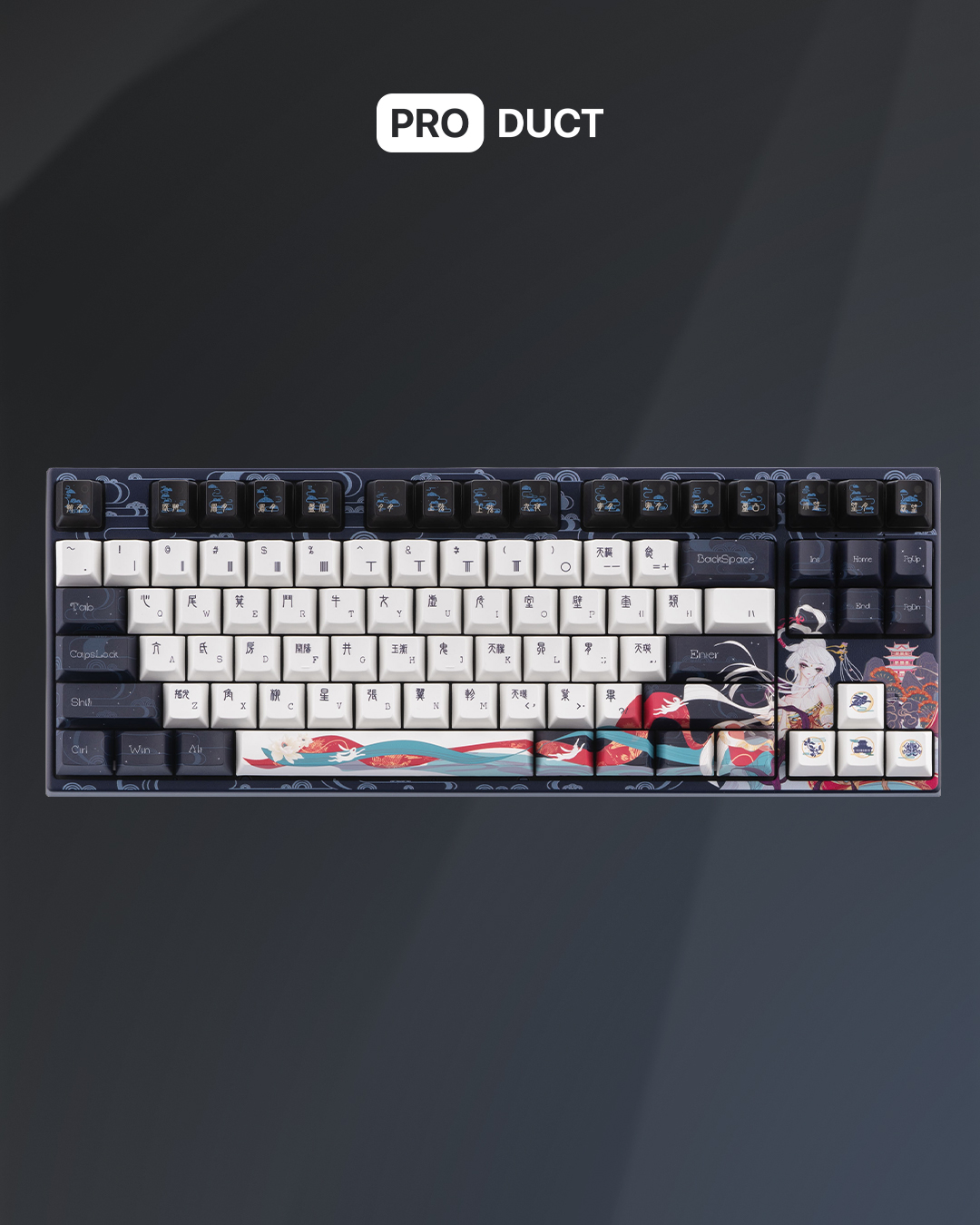Keyboard Varmilo VPE 87 Chang'e Midnight