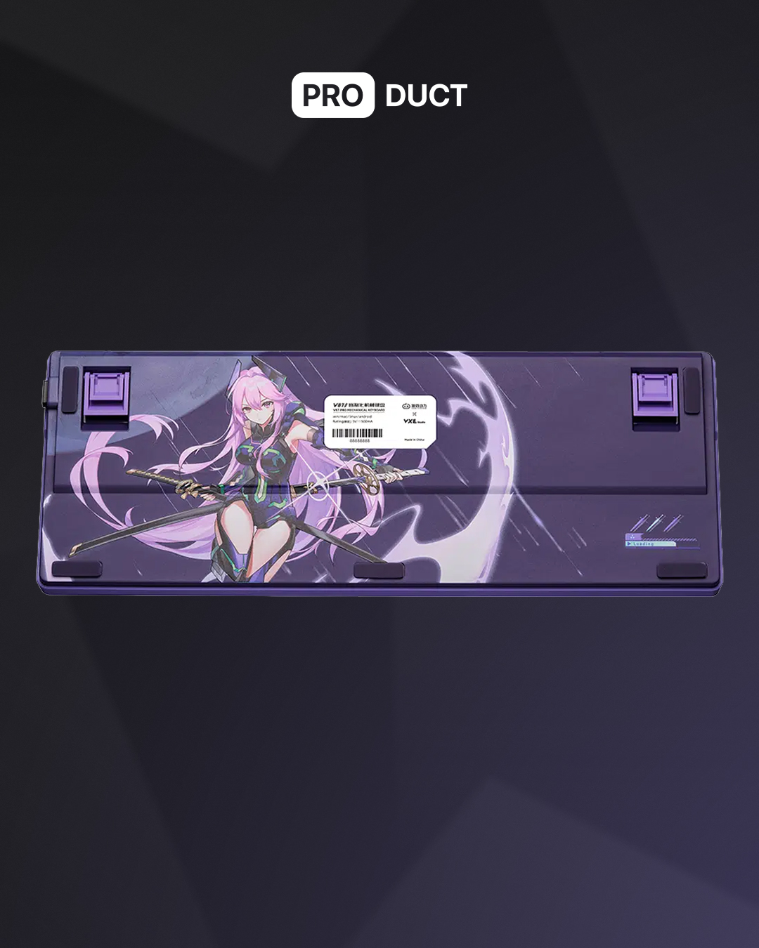 Keyboard VGN V87 Pro Mechanical Purple — 3